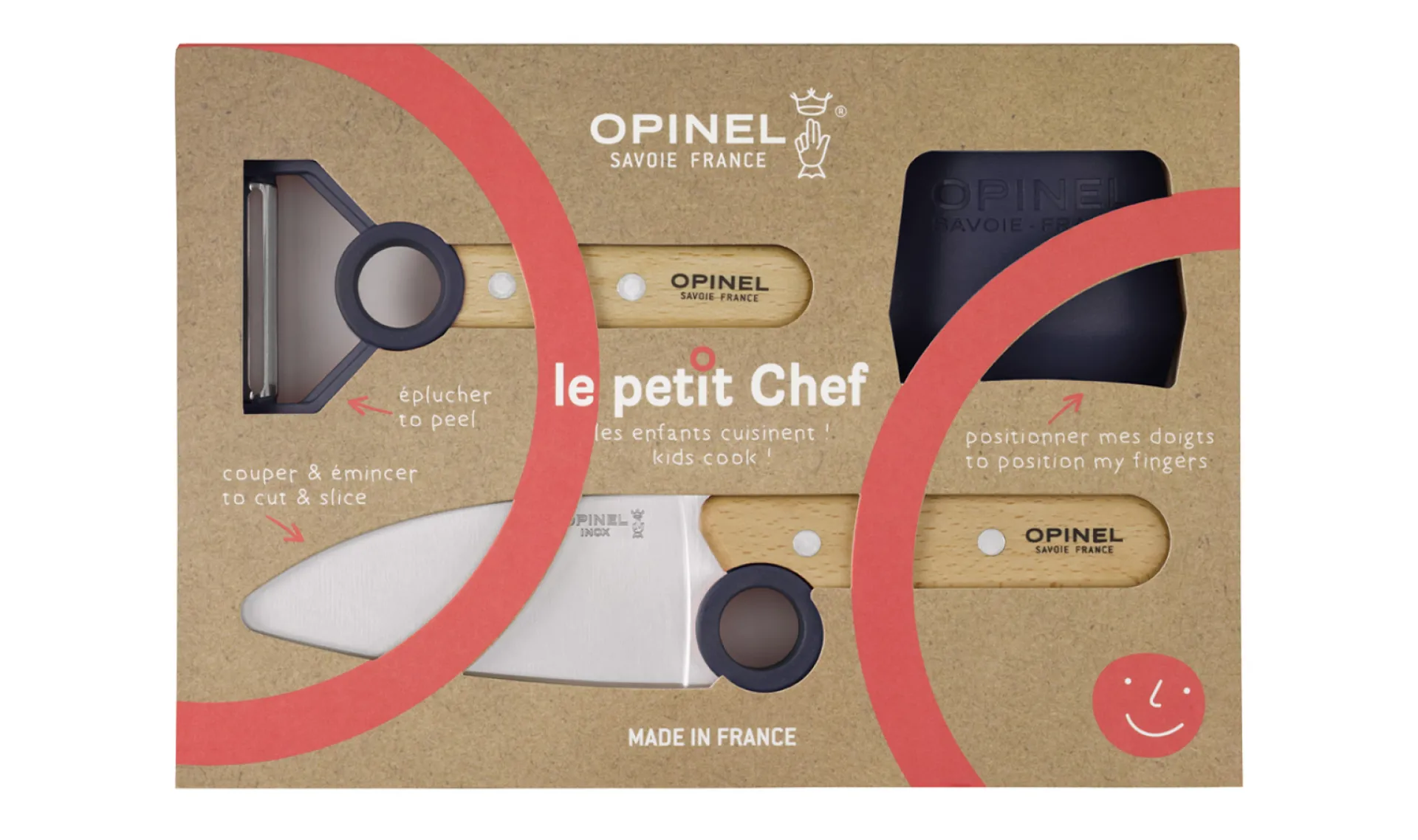 New Opinel Coffret cuisine pour enfant "Le Petit Chef" Bleu