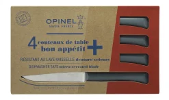 Opinel Coffret de 4 couteaux de table Bon Appétit + Anthracite