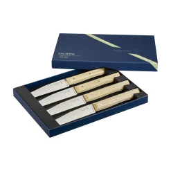 Discount Opinel Coffret de 4 couteaux de table Facette Frêne