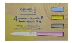 Discount Opinel Coffret de 4 couteaux de table N°125 Bon Appétit Campagne