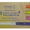 Outlet Opinel Coffret de 4 couteaux de table N°125 Bon Appétit Pop