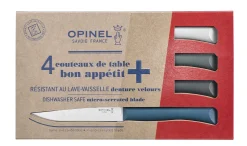Hot Opinel Coffret de 4 couteaux de table Bon Appétit + Tempête (Couleurs panachées)