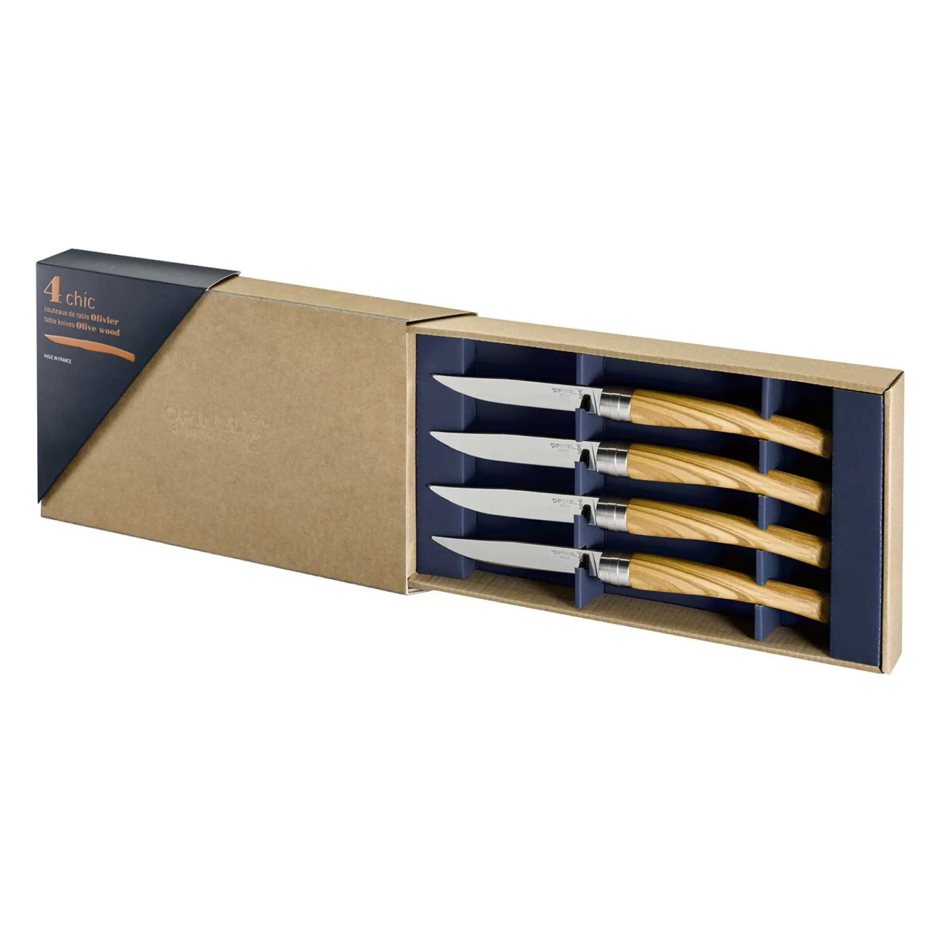 Clearance Opinel Coffret Table Chic Olivier