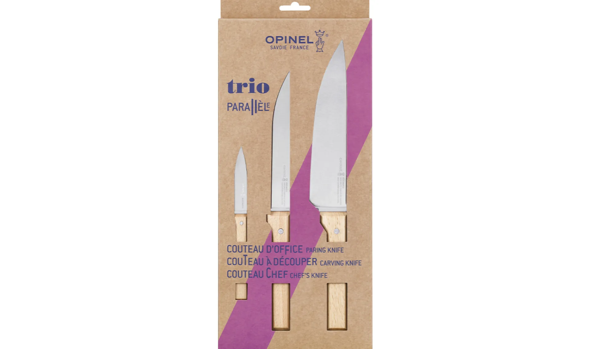Discount Opinel Coffret Trio Parallèle