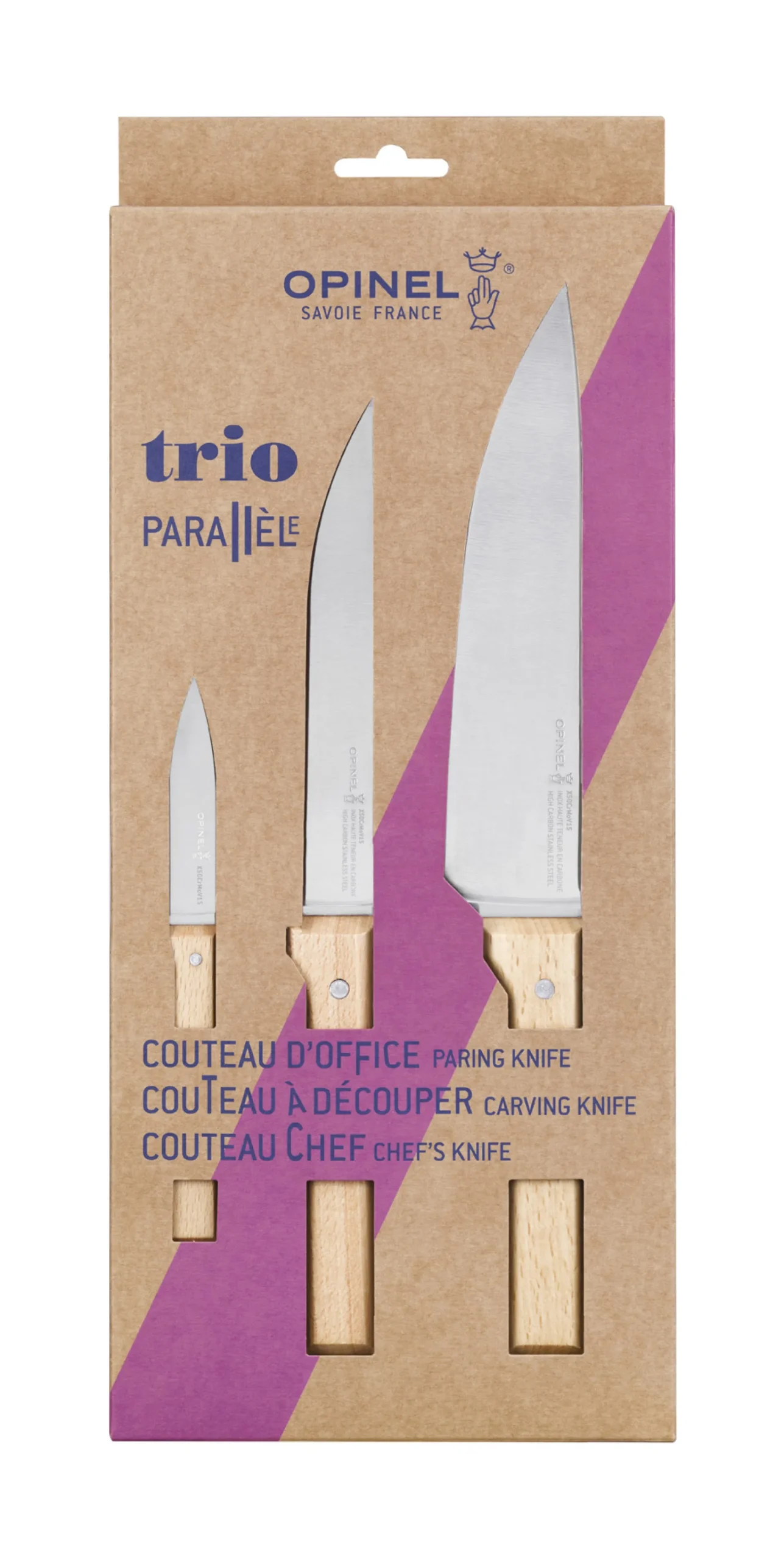 Discount Opinel Coffret Trio Parallèle