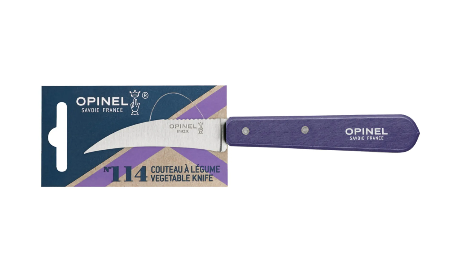 Outlet Opinel Couteau à légumes N°114 Violet