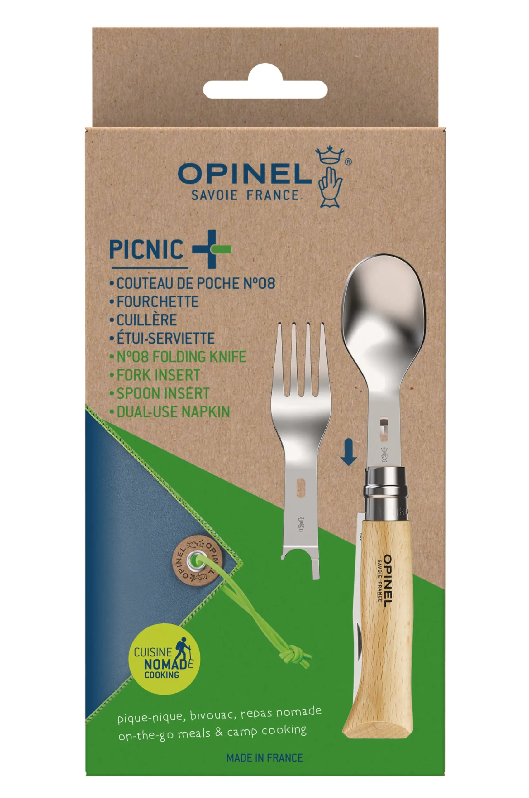 Clearance Opinel Couverts pique-nique - Set Picnic +