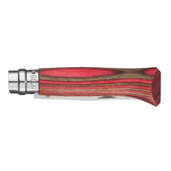 New Opinel N°08 Bouleau Lamellé Rouge