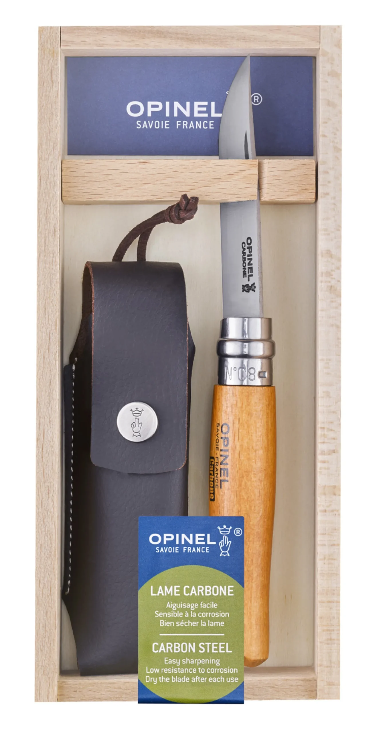 Best Opinel N°08 Carbone + étui
