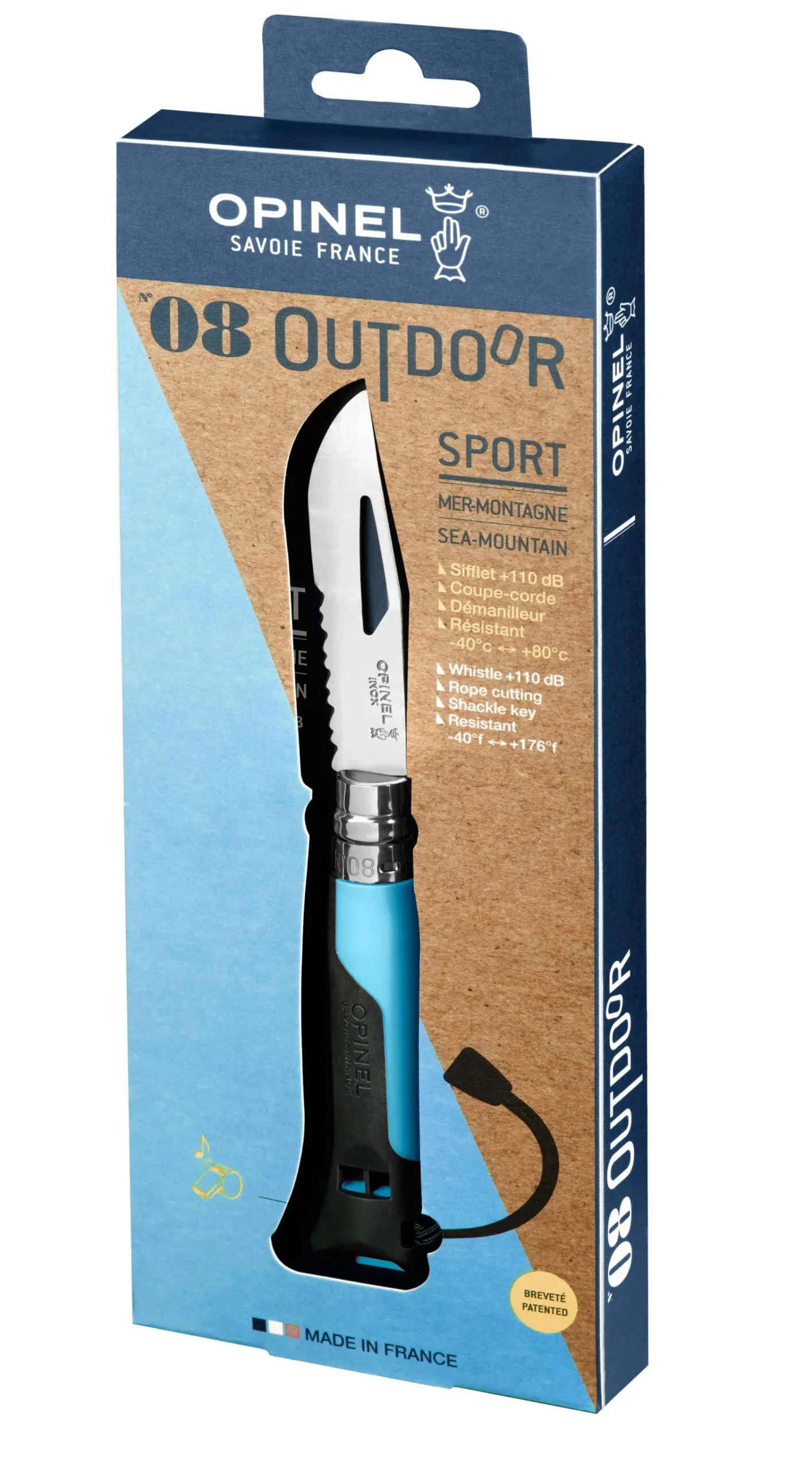 Online Opinel N°08 Outdoor Bleu