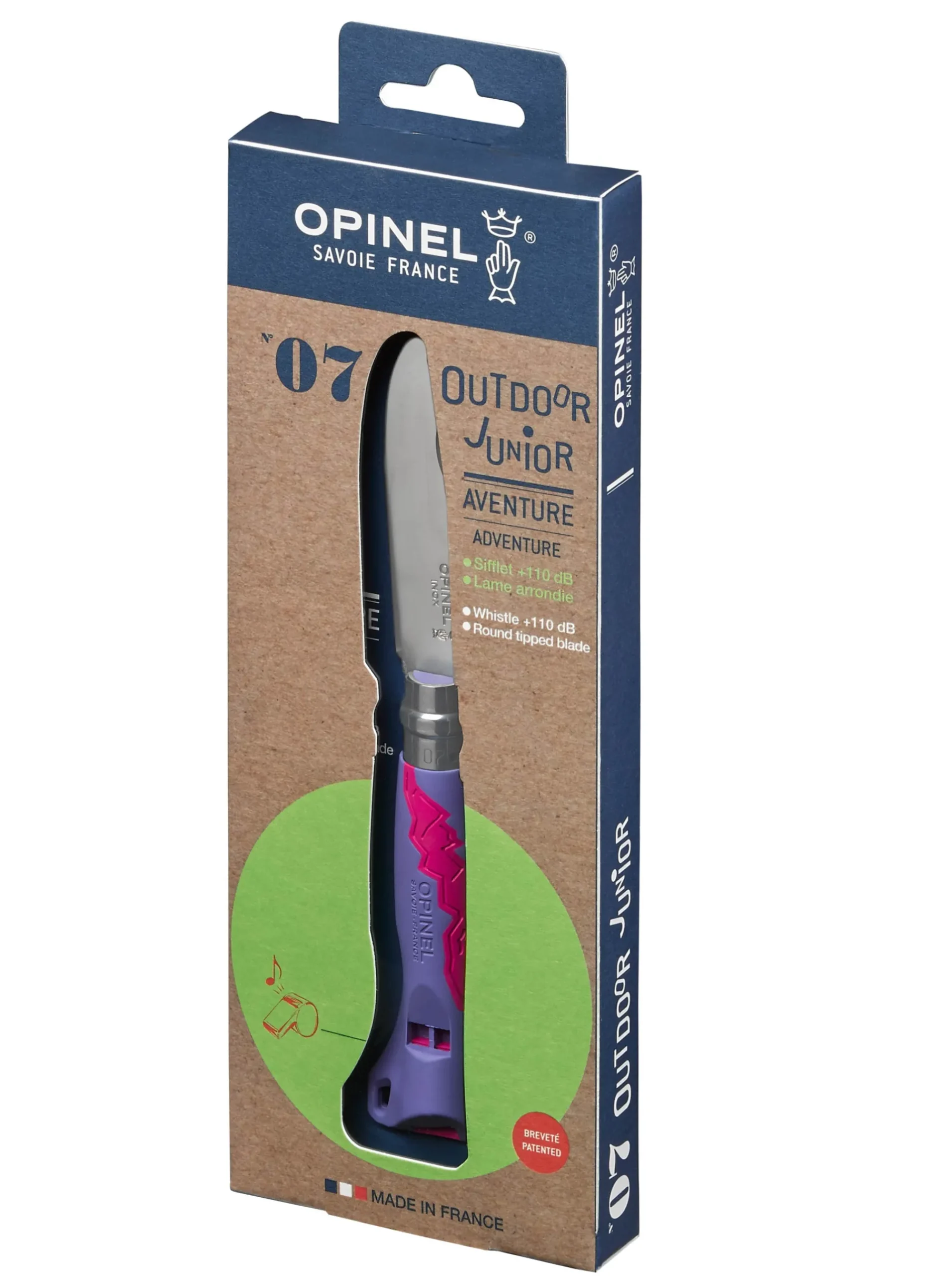 New Opinel N°07 Outdoor Junior Parme