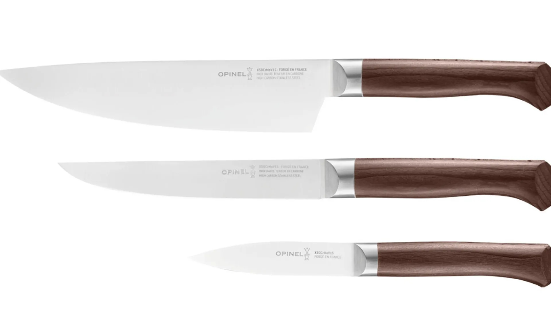 Clearance Opinel Set de couteaux de cuisine professionnels - Les Forgés 1890