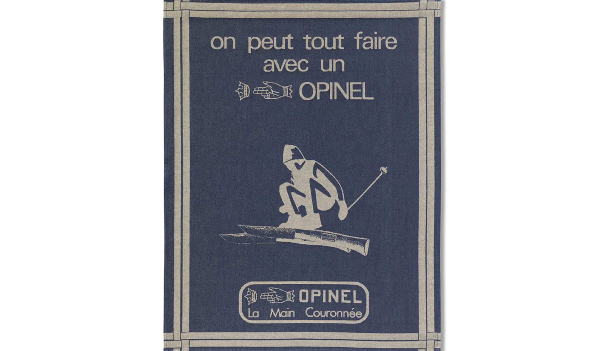 Discount Opinel Torchon «On peut tout faire ... »